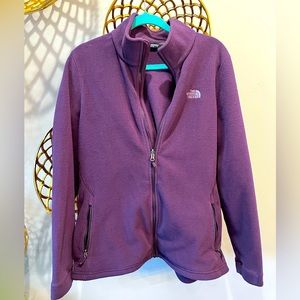 Northface XL zipper soft polyester jacket